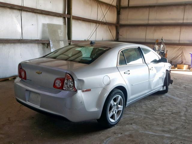 1G1ZA5E09CF399446 - 2012 CHEVROLET MALIBU LS SILVER photo 4