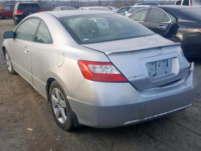 2HGFG12978H556791 - 2008 HONDA CIVIC EXL SILVER photo 3