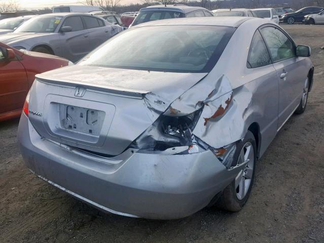 2HGFG12978H556791 - 2008 HONDA CIVIC EXL SILVER photo 4