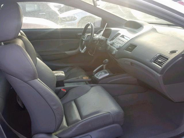 2HGFG12978H556791 - 2008 HONDA CIVIC EXL SILVER photo 5