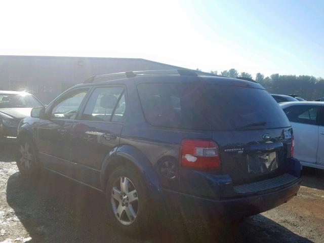 1FMDK06146GA02650 - 2006 FORD FREESTYLE BLUE photo 3