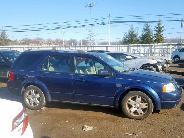 1FMDK06146GA02650 - 2006 FORD FREESTYLE BLUE photo 9