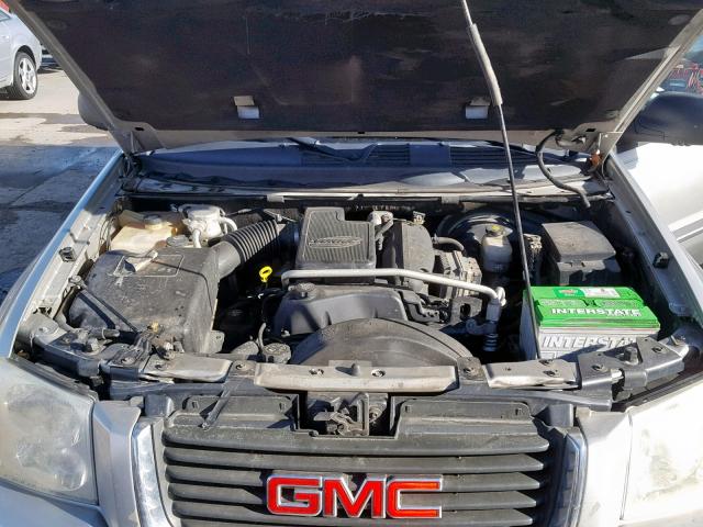 1GKET16S756122262 - 2005 GMC ENVOY XL SILVER photo 7