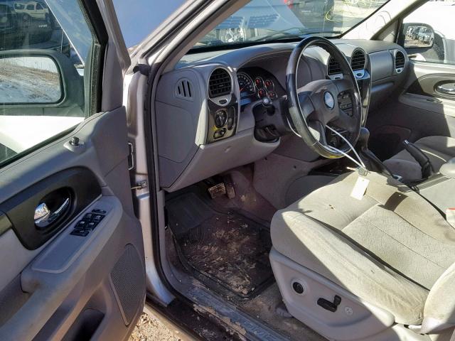 1GKET16S756122262 - 2005 GMC ENVOY XL SILVER photo 9