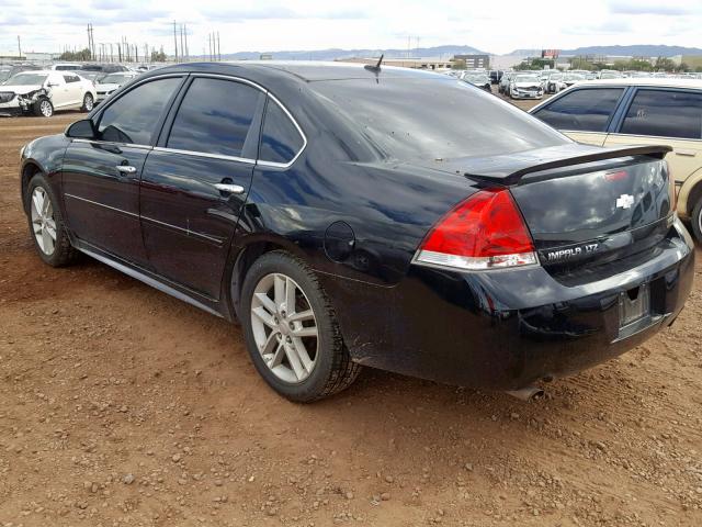 2G1WC5E33D1190851 - 2013 CHEVROLET IMPALA LTZ BLACK photo 3