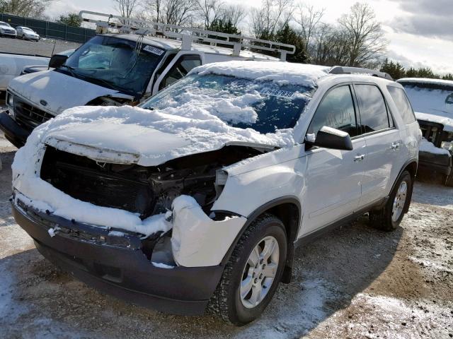 1GKKRPED2CJ338974 - 2012 GMC ACADIA SLE WHITE photo 2