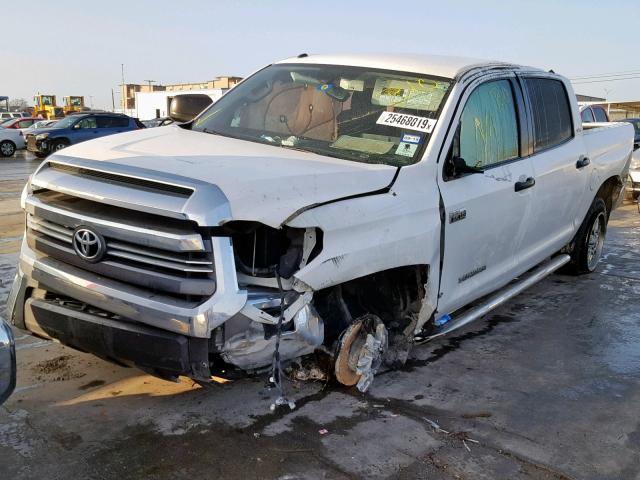 5TFDW5F16EX355069 - 2014 TOYOTA TUNDRA CRE WHITE photo 2