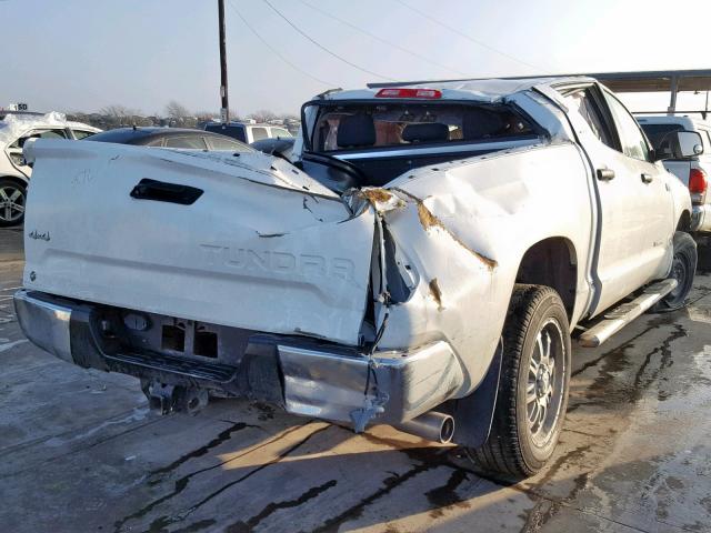 5TFDW5F16EX355069 - 2014 TOYOTA TUNDRA CRE WHITE photo 4