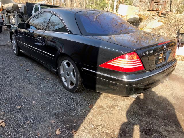 WDBPJ75J13A035861 - 2003 MERCEDES-BENZ CL 500 BLACK photo 2