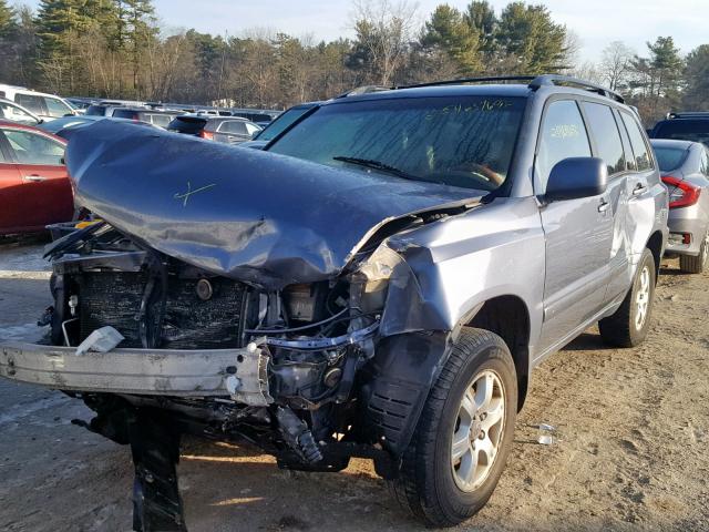 JTEGF21A930115213 - 2003 TOYOTA HIGHLANDER BLUE photo 2