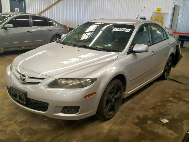 1YVHP84D585M34420 - 2008 MAZDA 6 S SILVER photo 2