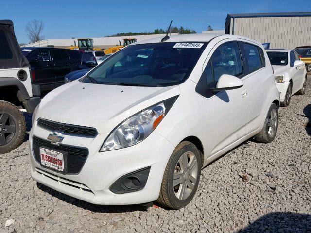 KL8CB6S99DC627377 - 2013 CHEVROLET SPARK LS WHITE photo 2