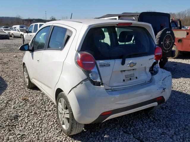 KL8CB6S99DC627377 - 2013 CHEVROLET SPARK LS WHITE photo 3