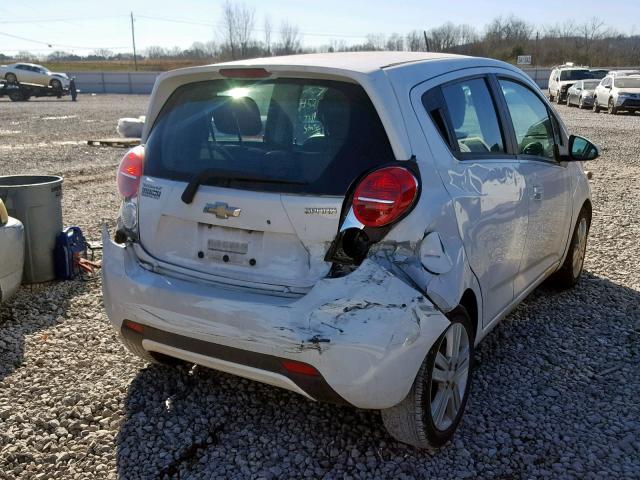 KL8CB6S99DC627377 - 2013 CHEVROLET SPARK LS WHITE photo 4