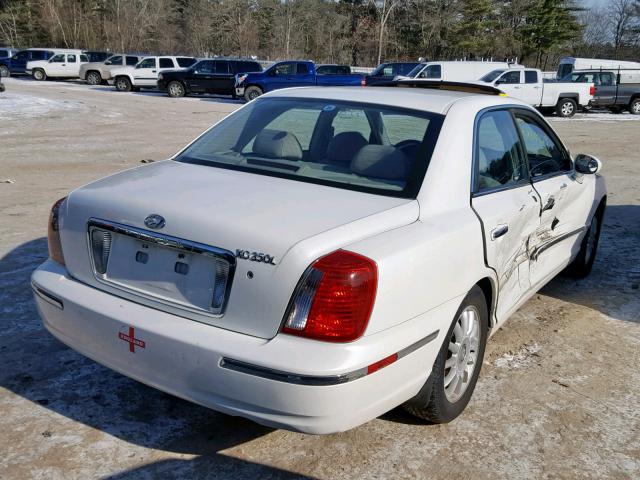 KMHFU45E35A382189 - 2005 HYUNDAI XG 350 WHITE photo 4