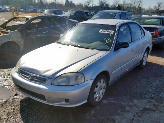 2HGEJ6613YH564076 - 2000 HONDA CIVIC BASE Gümüş foto 2