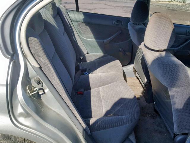2HGEJ6613YH564076 - 2000 HONDA CIVIC BASE Gümüş foto 6