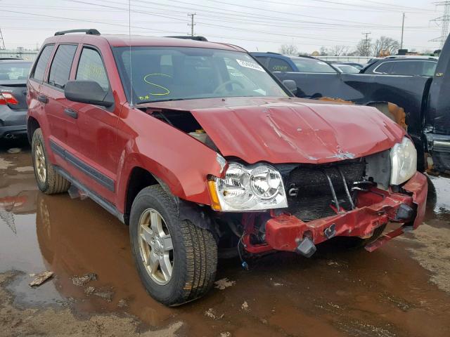 1J4GR48K66C183522 - 2006 JEEP GRAND CHER RED photo 1