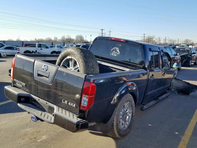 1N6AD09W17C424731 - 2007 NISSAN FRONTIER C BLACK photo 4