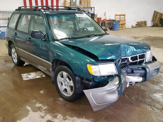 JF1SF6554XH750694 - 1999 SUBARU FORESTER S GREEN photo 1