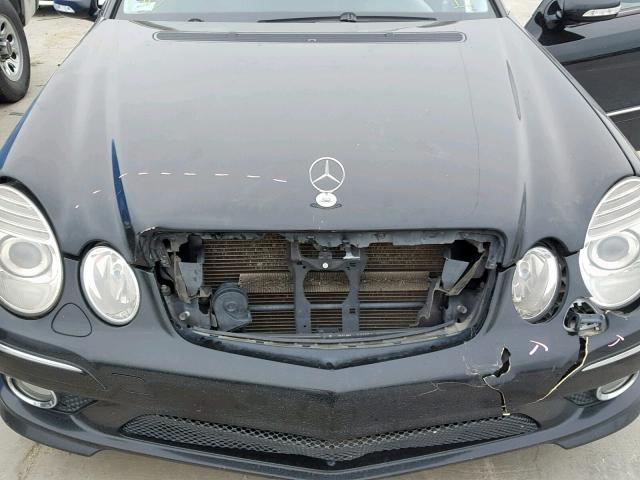 WDBUF56X88B206196 - 2008 MERCEDES-BENZ E 350 BLACK photo 9