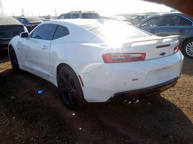 1G1FH1R79J0146237 - 2018 CHEVROLET CAMARO SS WHITE photo 3