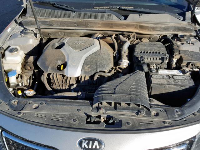 5XXGR4A6XDG154430 - 2013 KIA OPTIMA SX GRAY photo 7