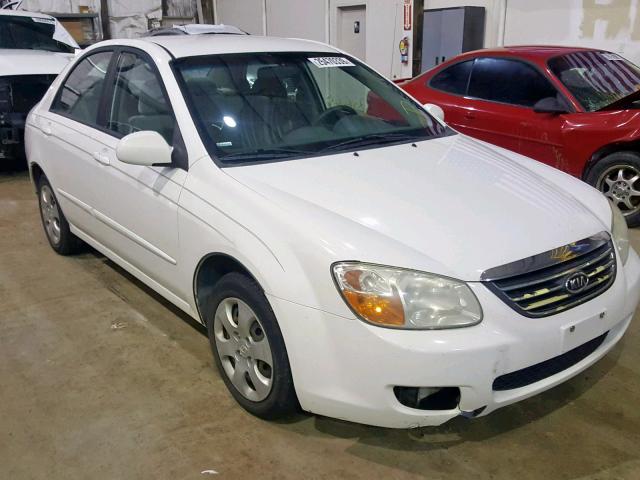 KNAFE121685581331 - 2008 KIA SPECTRA EX WHITE photo 1