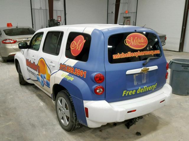 3GNBAADB9AS535126 - 2010 CHEVROLET HHR LS Blanco foto 3