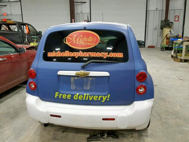 3GNBAADB9AS535126 - 2010 CHEVROLET HHR LS Blanco foto 9