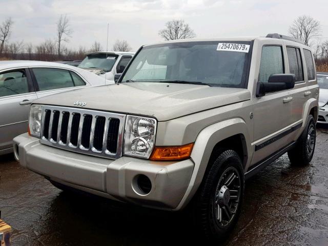 1J8HG48P57C587918 - 2007 JEEP COMMANDER TAN photo 2
