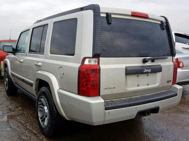 1J8HG48P57C587918 - 2007 JEEP COMMANDER TAN photo 3