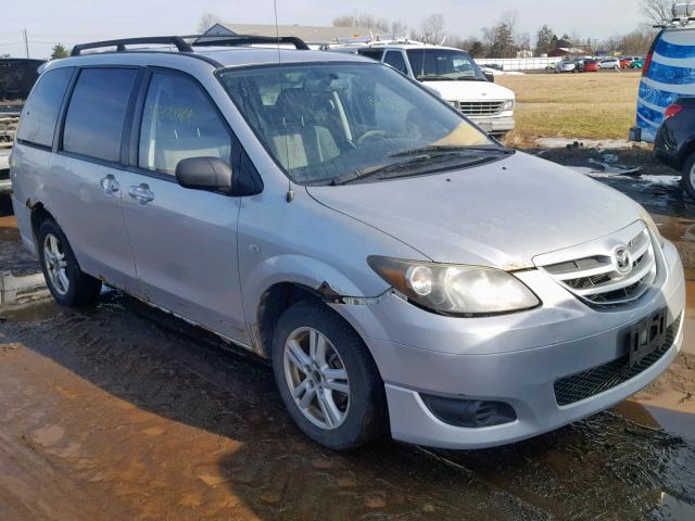 JM3LW28A440527881 - 2004 MAZDA MPV WAGON SILVER photo 1