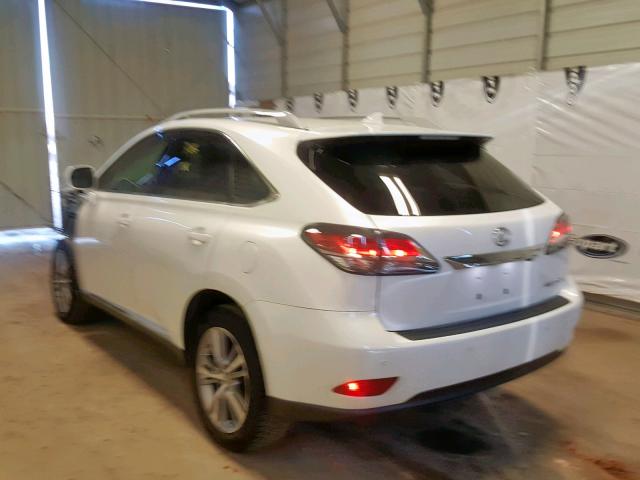 JTJZK1BA1F2426531 - 2015 LEXUS RX 350 WHITE photo 3