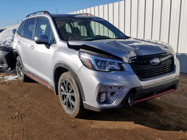 JF2SKAPC6KH407450 - 2019 SUBARU FORESTER S SILVER photo 1