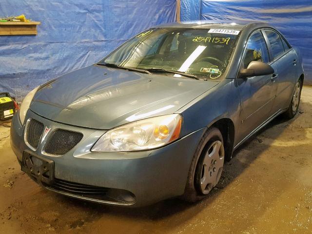 1G2ZF55B564191577 - 2006 PONTIAC G6 SE BLUE photo 2