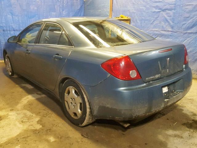 1G2ZF55B564191577 - 2006 PONTIAC G6 SE BLUE photo 3