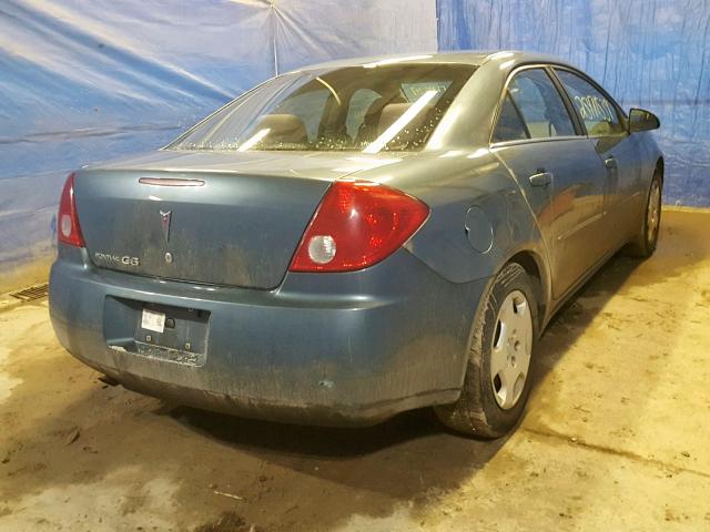 1G2ZF55B564191577 - 2006 PONTIAC G6 SE BLUE photo 4