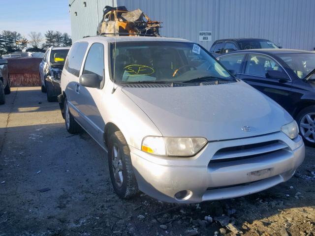4N2ZN17T31D809806 - 2001 NISSAN QUEST GLE SILVER photo 1