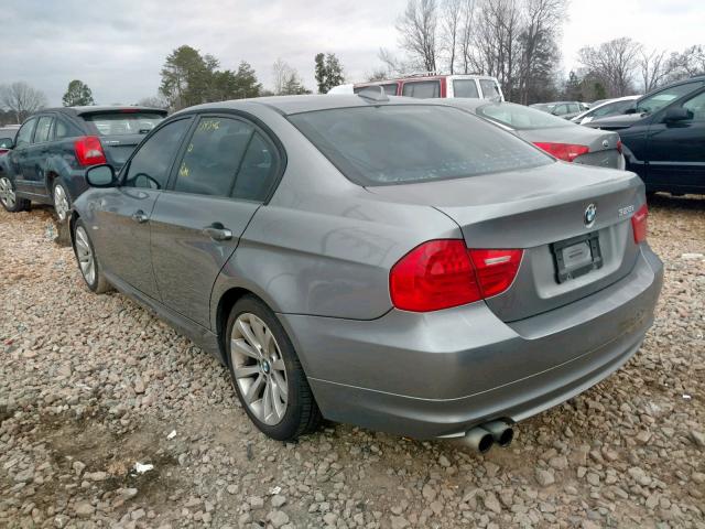 WBAPH7G50BNM59551 - 2011 BMW 328 I GRAY photo 3