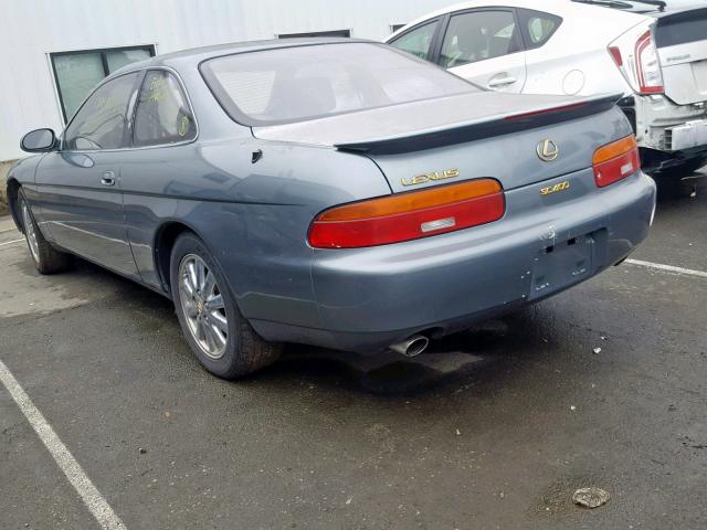 JT8UZ30C5N0024058 - 1992 LEXUS SC 400 GREEN photo 3