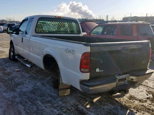 1FTWX31P06ED25830 - 2006 FORD F350 SRW S WHITE photo 3