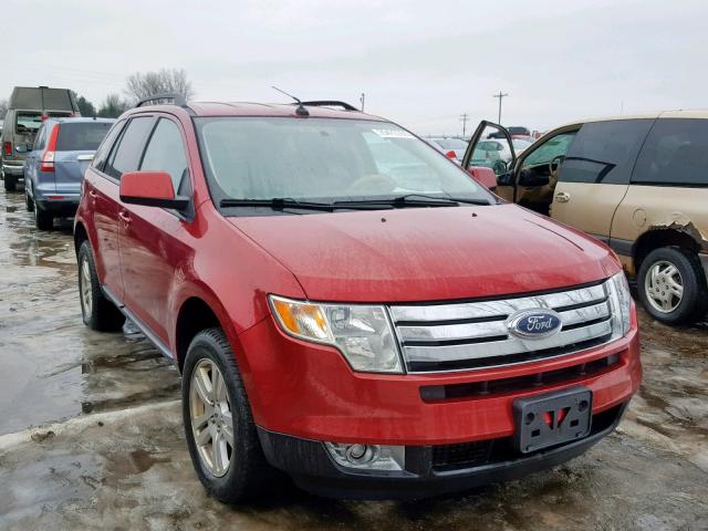 2FMDK48C98BA05446 - 2008 FORD EDGE SEL RED photo 1