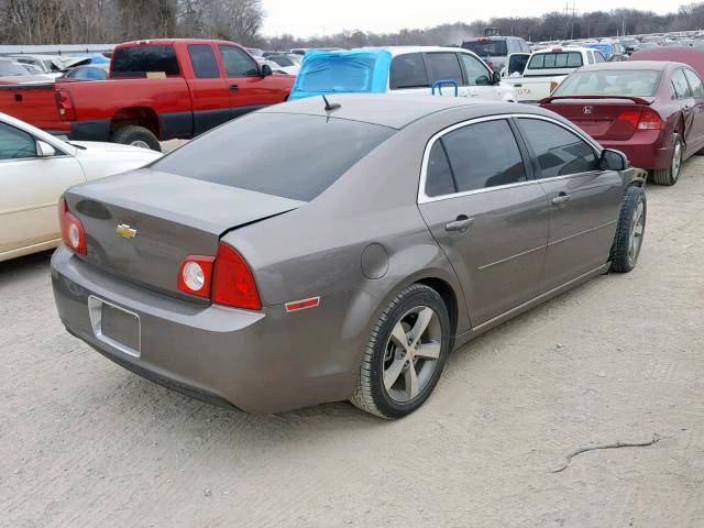 1G1ZC5E12BF126012 - 2011 CHEVROLET MALIBU 1LT SILVER photo 4