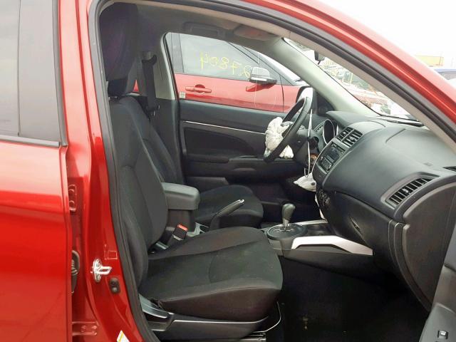 4A4AP3AU1EE026533 - 2014 MITSUBISHI OUTLANDER RED photo 5