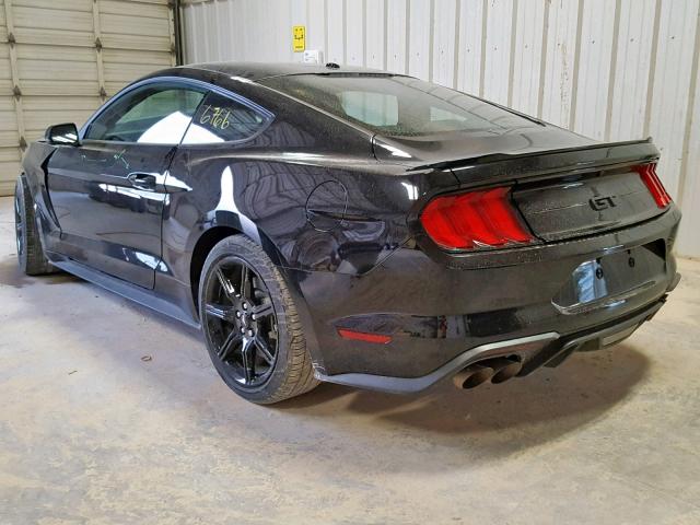 1FA6P8CF6K5102015 - 2019 FORD MUSTANG GT BLACK photo 3