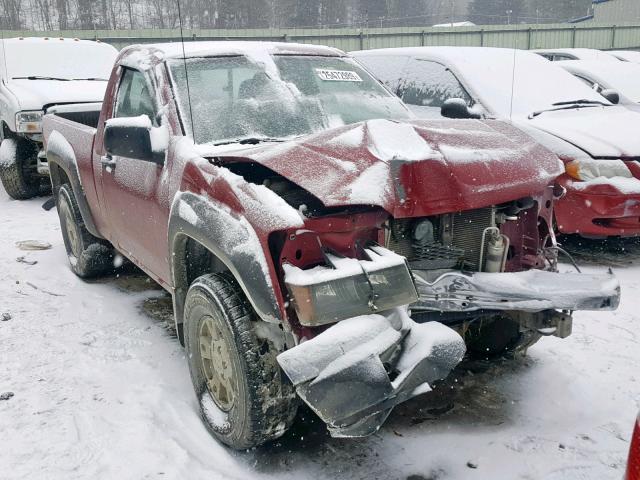 1GCDT146568296463 - 2006 CHEVROLET COLORADO BURGUNDY photo 1