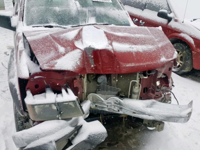 1GCDT146568296463 - 2006 CHEVROLET COLORADO BURGUNDY photo 7