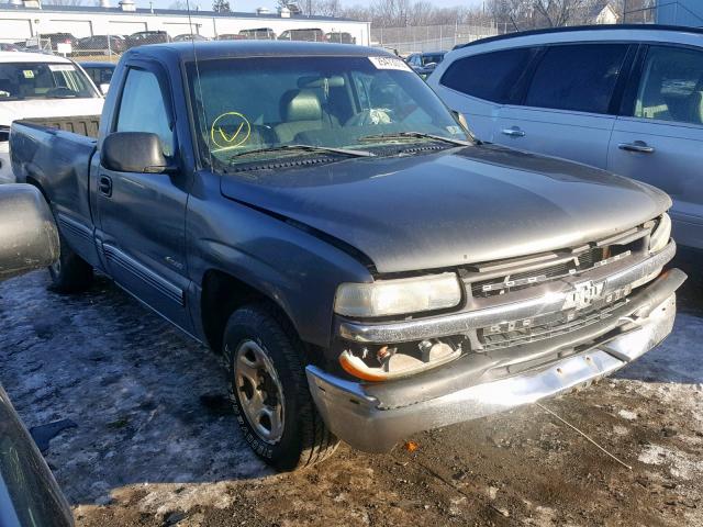 1GCEC14W41Z313616 - 2001 CHEVROLET SILVERADO GRAY photo 1