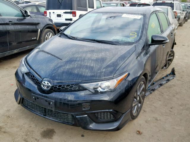 JTNKARJE3JJ560977 - 2018 TOYOTA COROLLA IM BLACK photo 2